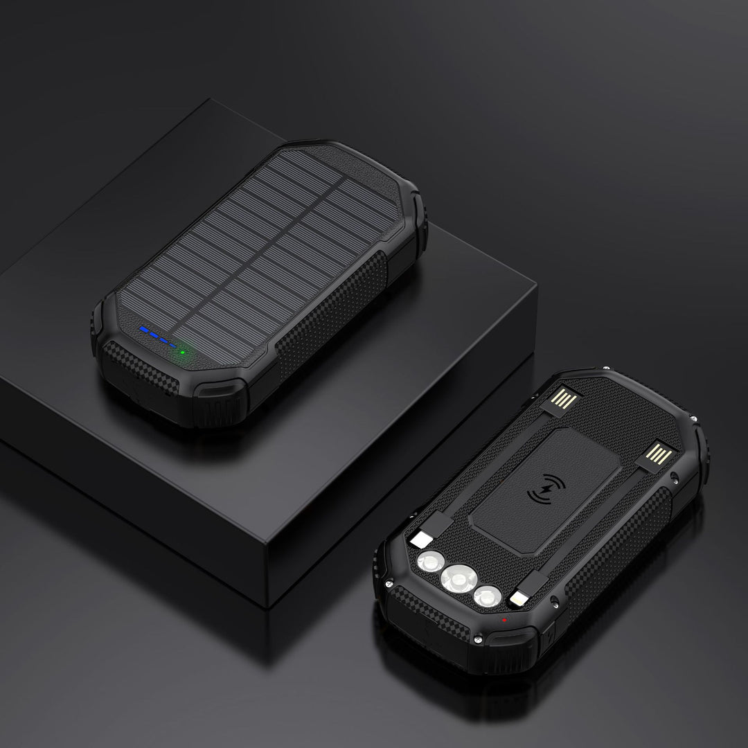 Robust og Bærbar Solarlader-Powerbank Skanto