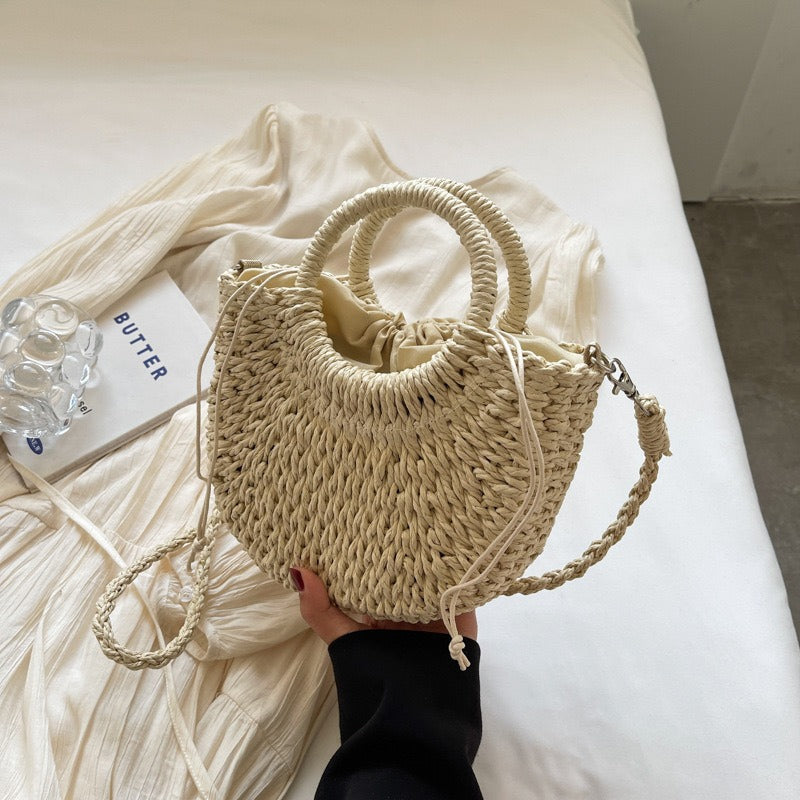 Håndveske med flettede detaljer Skanto