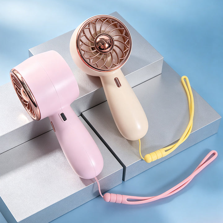 Dame Bærbar Mini-Håndvifte med fleksibel tilta vinkling og ergonomisk design Skanto