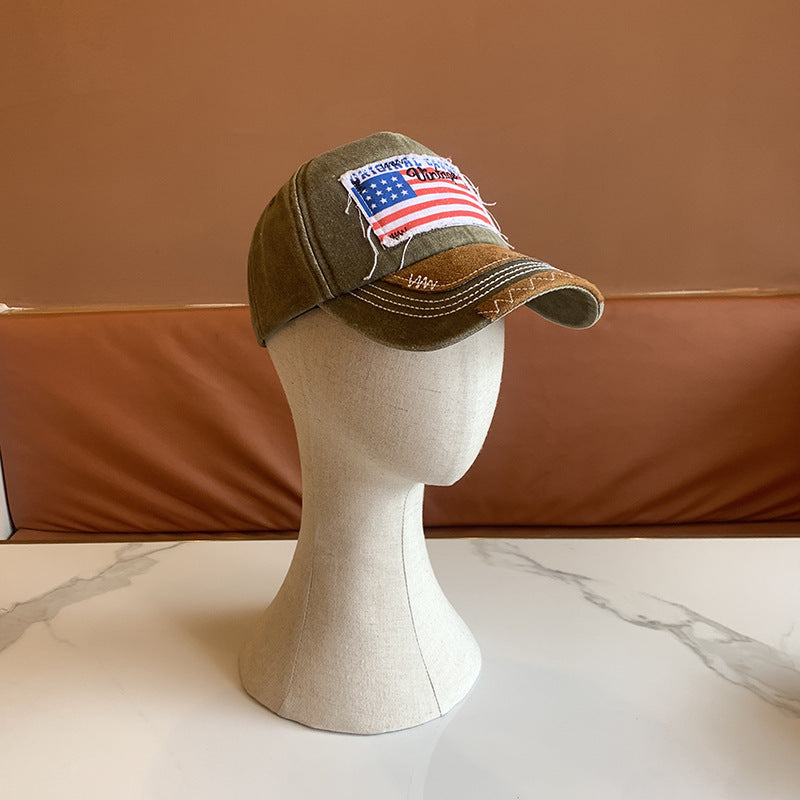 Kvinne Vintage-inspirert slitt baseball cap Skanto