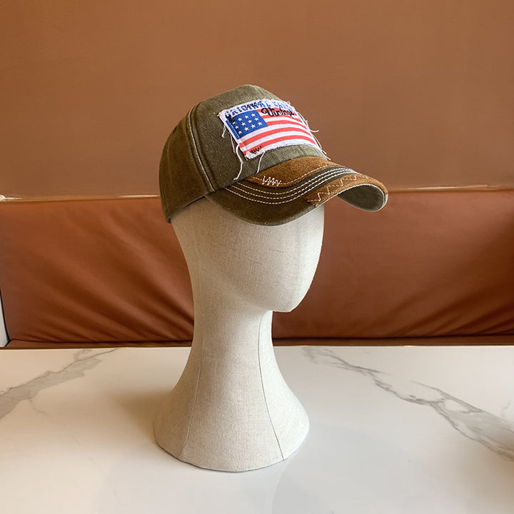 Kvinne Vintage-inspirert slitt baseball cap Skanto