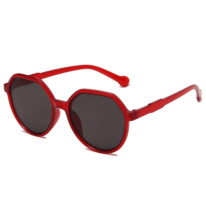 Dame moter solbrille med markant åttekant-design Skanto