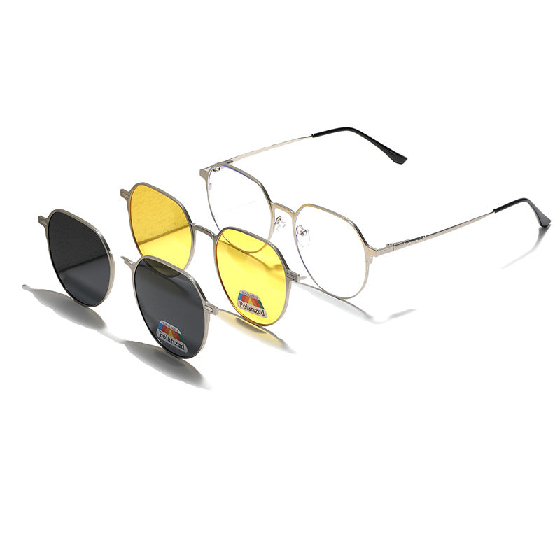 Dame moteriktig solbrille med ulike linser Skanto