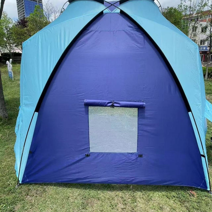 Strandpaviljong med integrerte vinduer Skanto