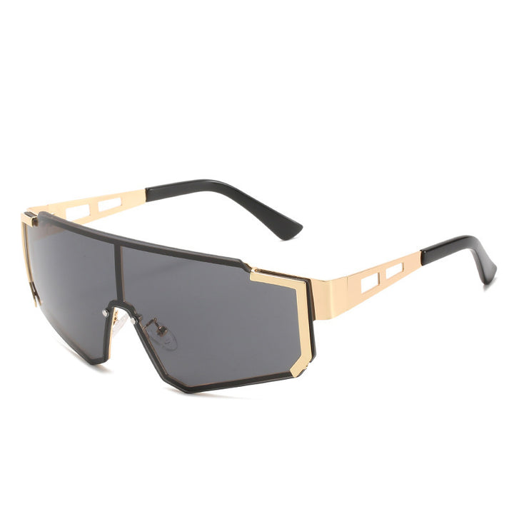 Dame futuristisk oversized solbrille Skanto
