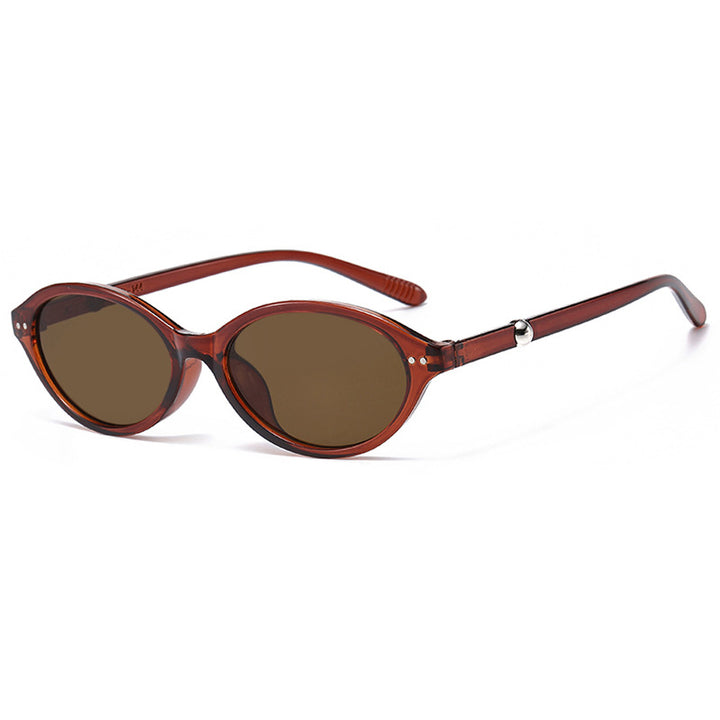 Women's trendy oval sunglasses with UV protection Skanto