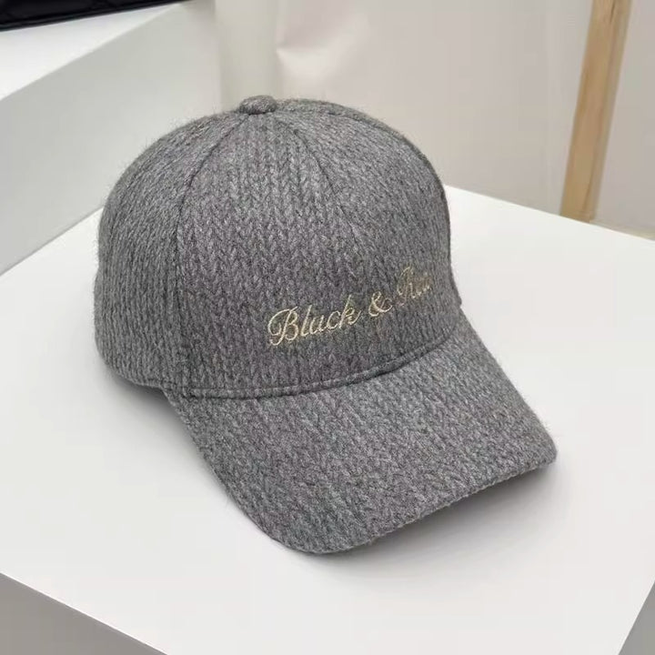 Kvinne Brodert Casual Strikket Baseball Caps Skanto