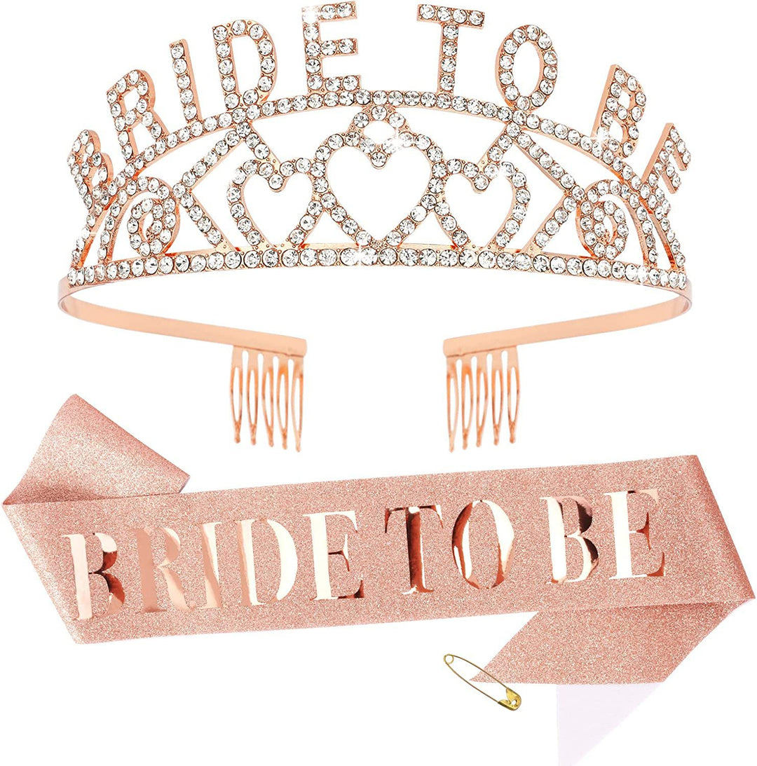 Dame Glitrende Tiara med Hjerte Motiver Skanto