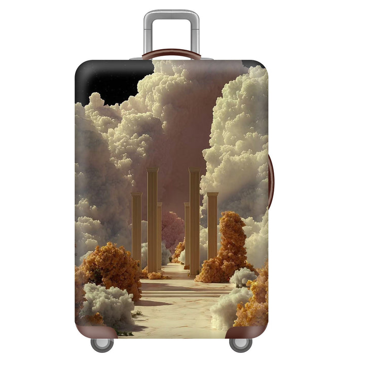 Unisex nan elastisk koffertdeksel med stjernehimmel-by-motiv, utvidbar beskyttelsesdeksel for Trolley-reisebagasje Skanto
