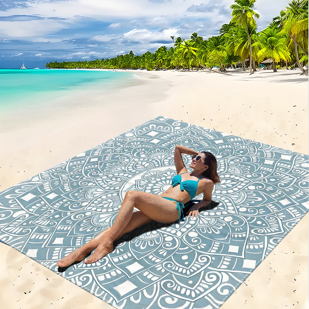 Mandala Design Strandmat Skanto