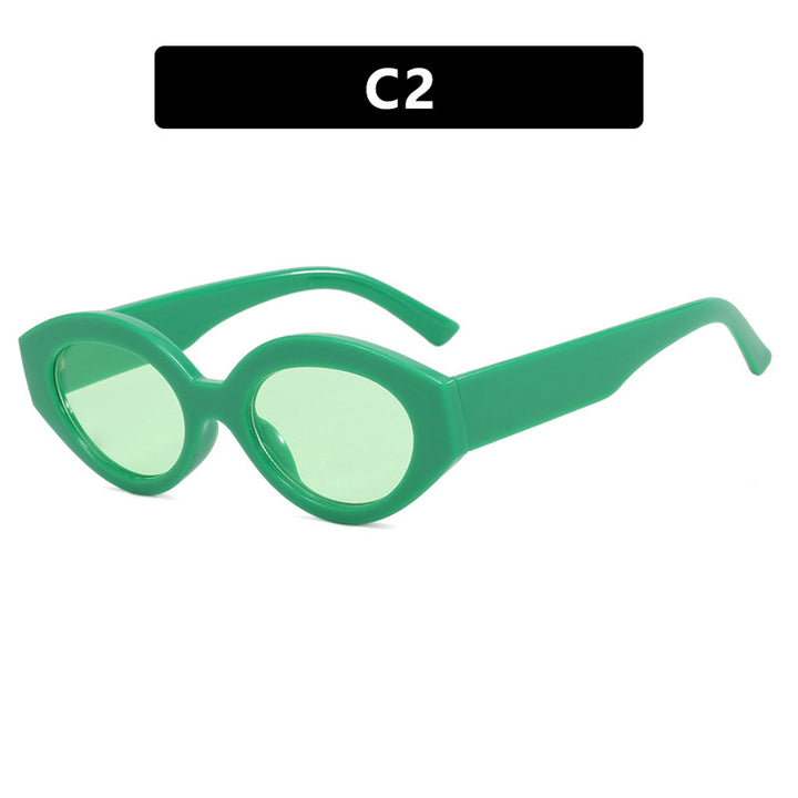 Women's creative sunglasses in elegant retro style Skanto