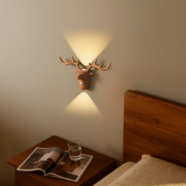 Ny LED bevegelsesdetektor nattbord vegglampe oppladbar magnetisk trådløs soverom vegglampe