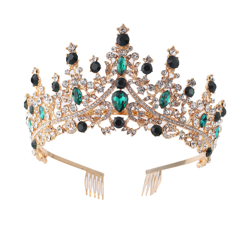 Dame Strass Tiara med glitrende edelstener Skanto