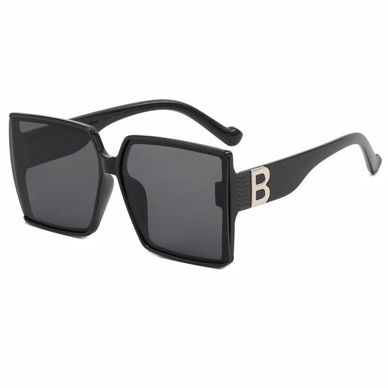 Dame Overdimensjonert Solbrille med luksuriøs Detalj Skanto