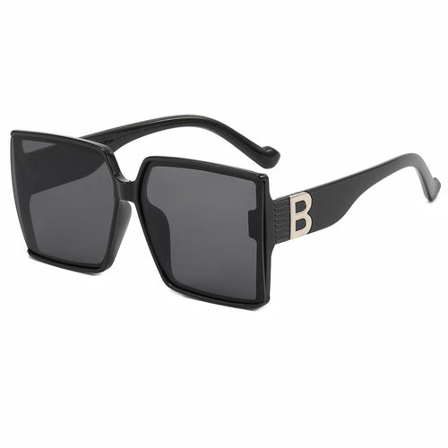 Dame Overdimensjonert Solbrille med luksuriøs Detalj Skanto