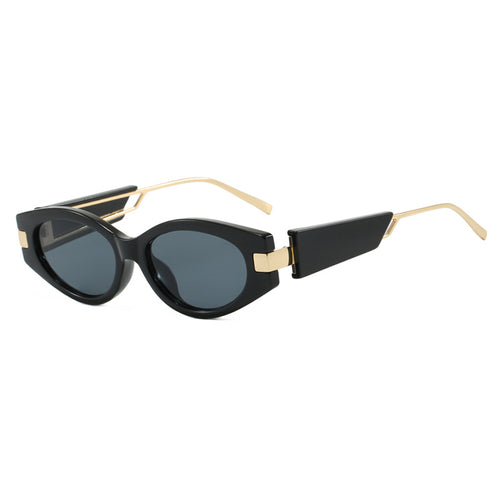 Women's Elegant Cat-Eye Sunglasses with Gold Details Skanto
