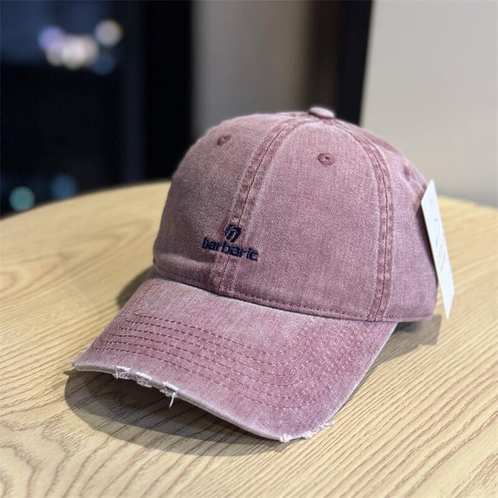 Men's Distressed Cotton Twill Baseball Cap Skanto