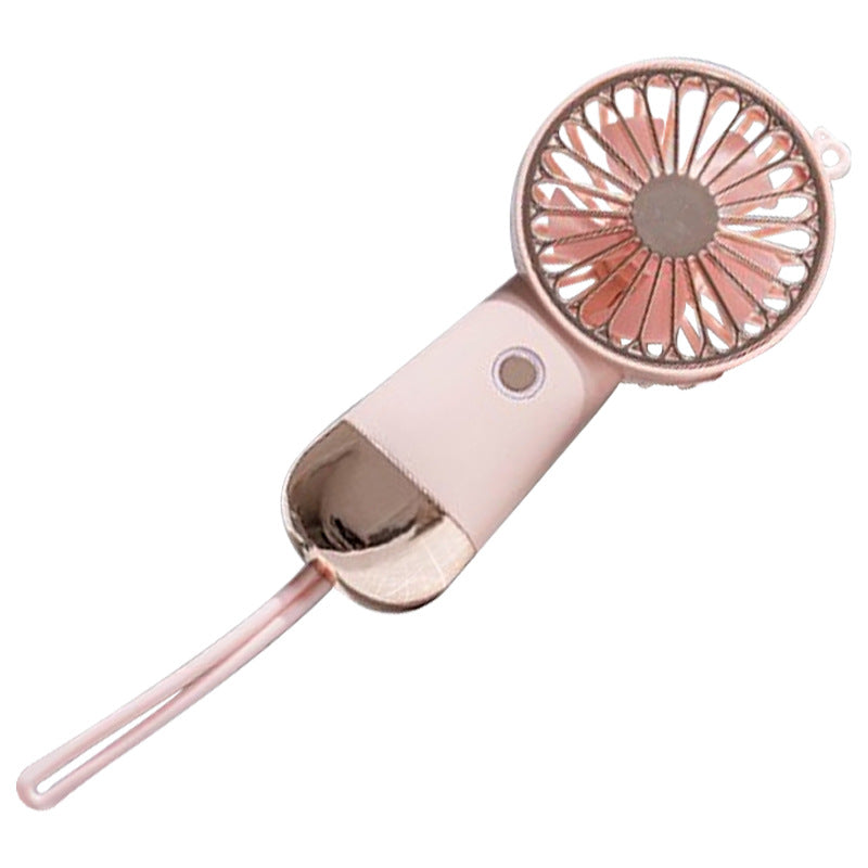 Kvinnelig bærbar håndvifte med USB-ladefunksjon og ergonomisk håndtak Skanto