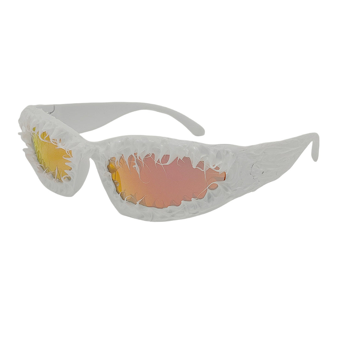 Dame unik sport solbrille i futuristisk design Skanto
