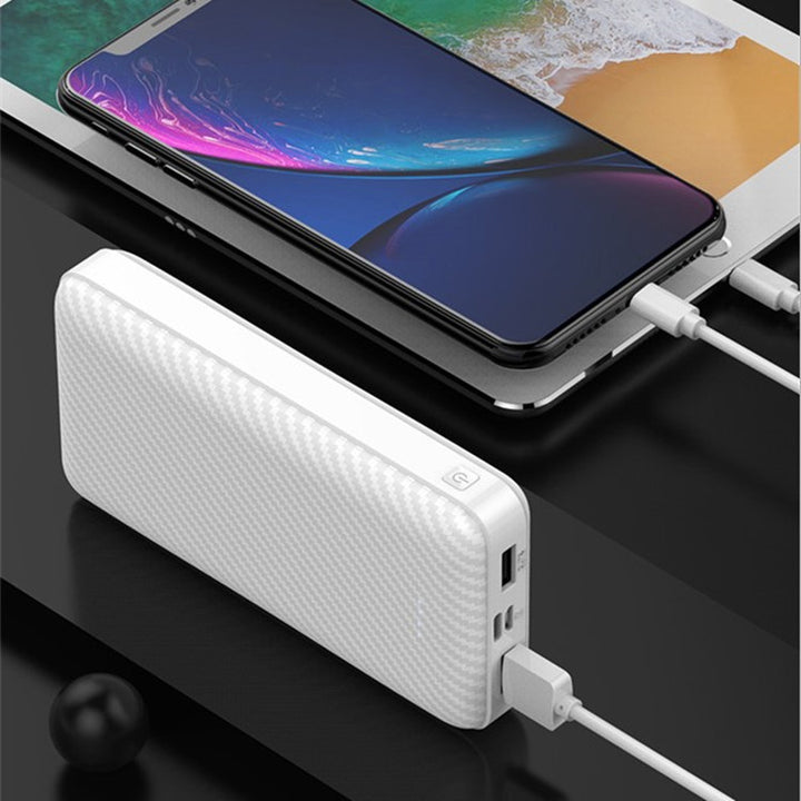 Tynn Powerbank med høykapasitets lade teknologi Skanto