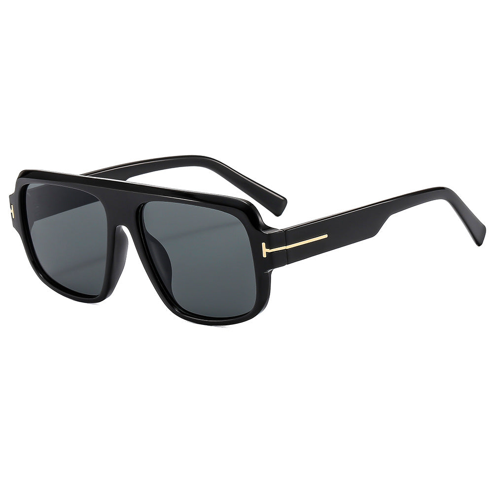 Dame trendy firkantet solbrille Skanto