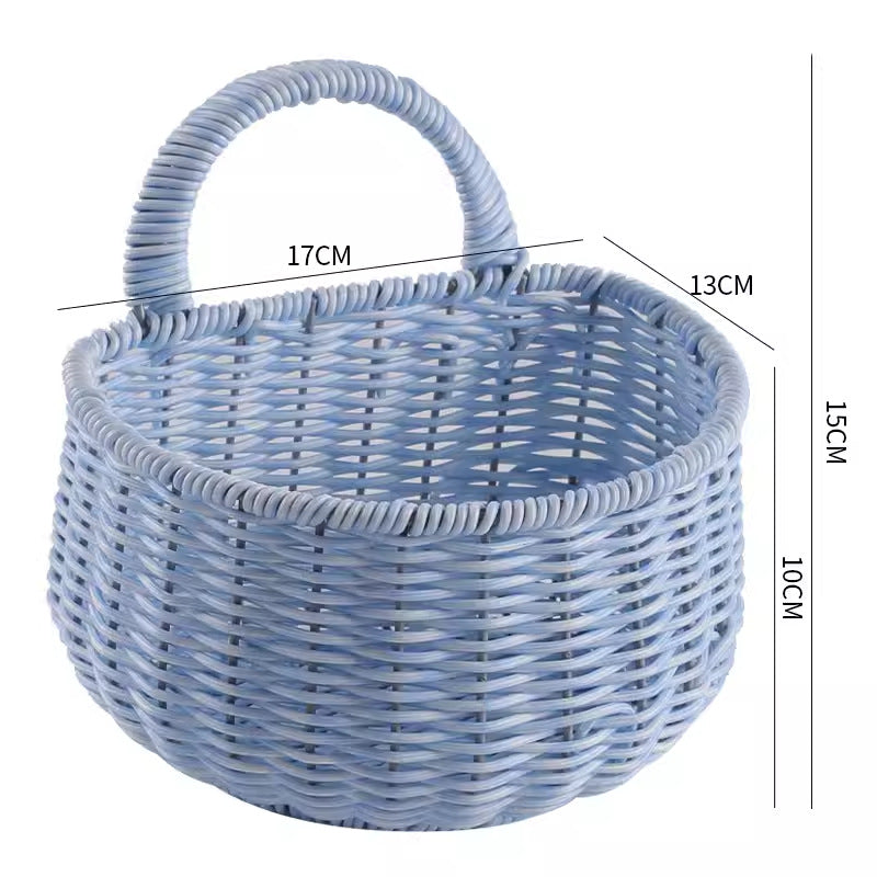 Chic Vevd Oppbevaringskurv med Ergonomisk Håndtak Skanto