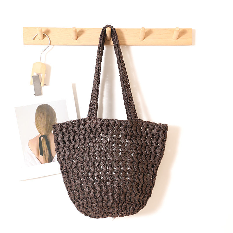 Hand-knotted cotton tote bag Skanto