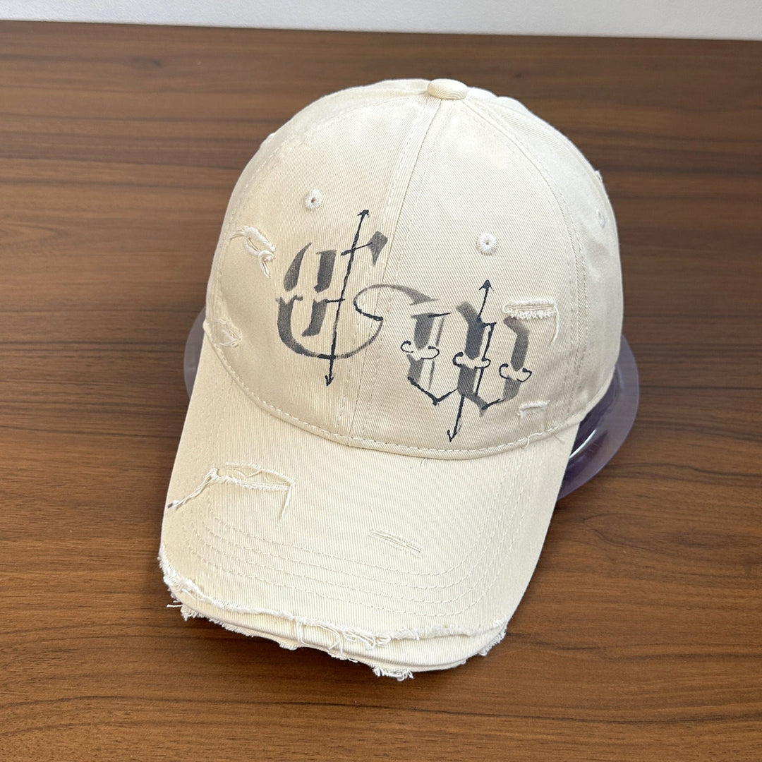 Herre Slitt Grafisk Brodert Caps Skanto