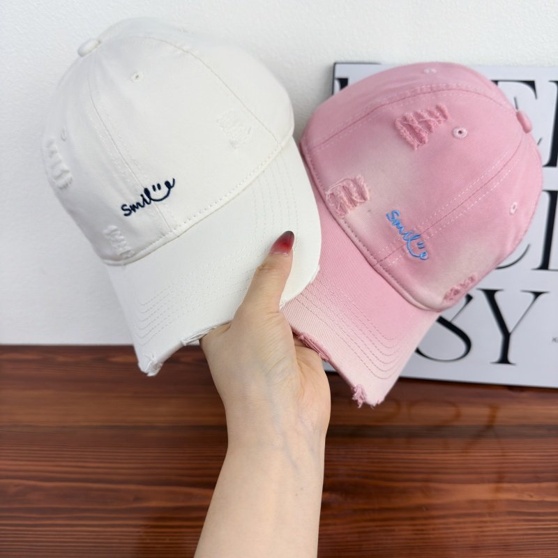 Kvinne Slitt Bomull Baseball Caps Skanto 1784270843
