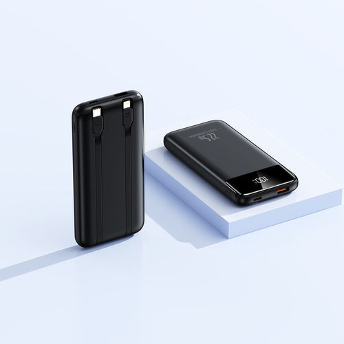 Powerbank med hurtigladingsfunksjon og digital effektindikator Skanto