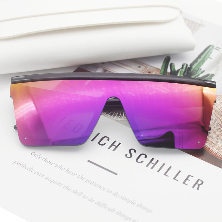 Dame Sporty solbriller i trendy Shield-design Skanto