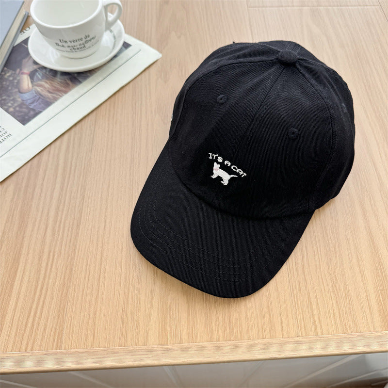 Kvinnenes Lekne Katt-Broderte Caps Skanto