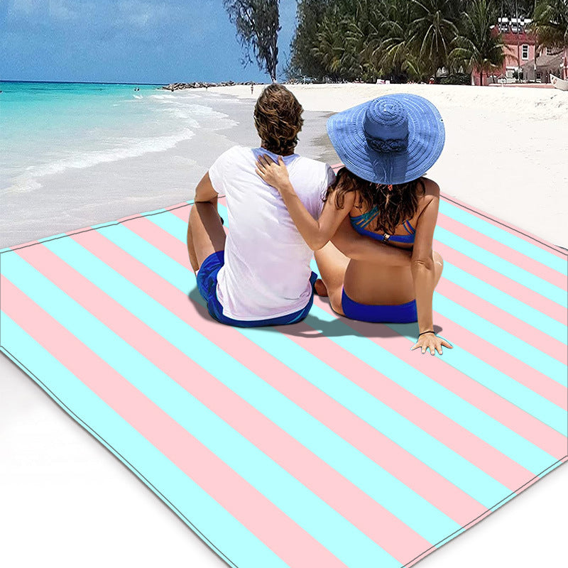 Picknickteppe i maritim design Skanto