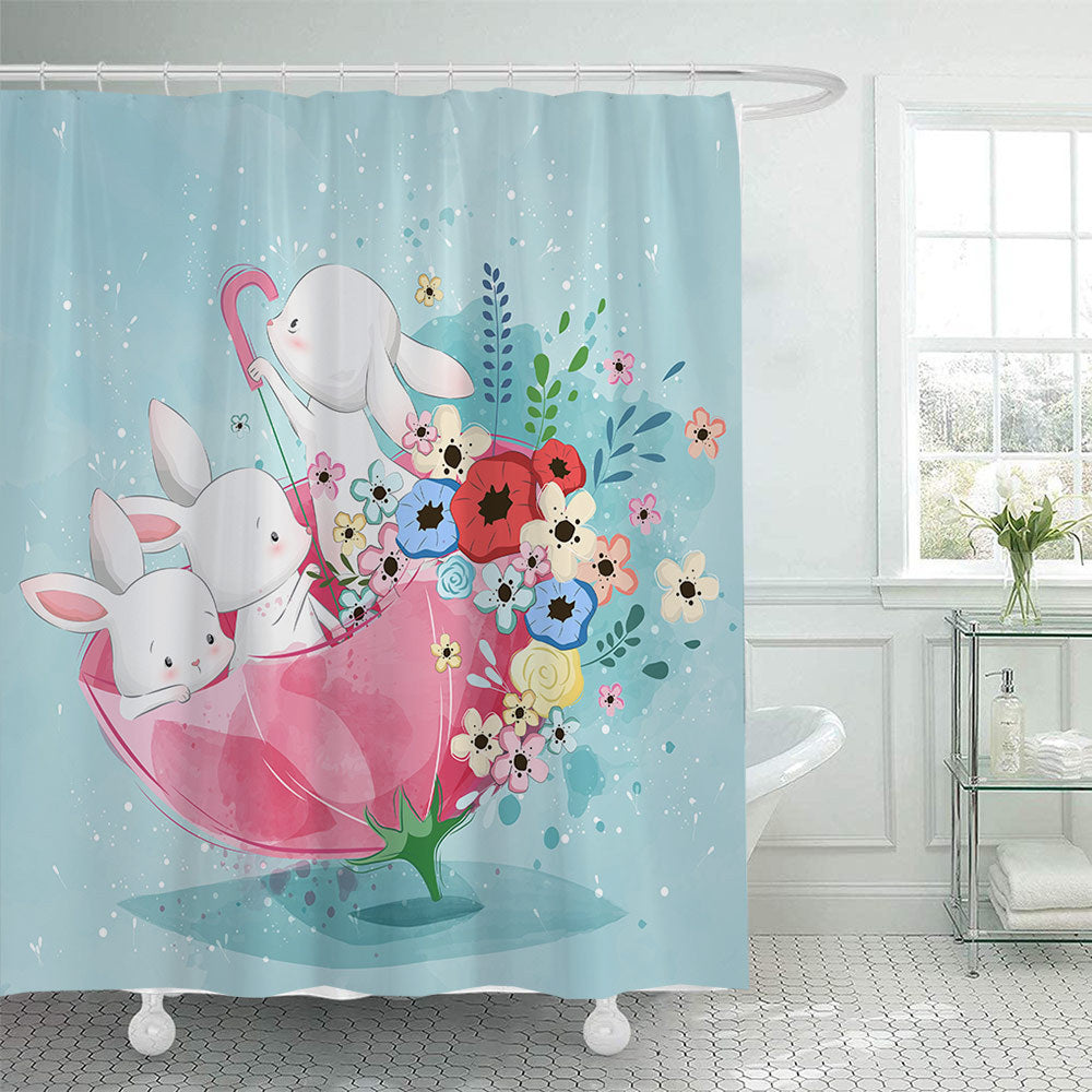 Fantasifull Kanin Print Dusjforheng Skanto
