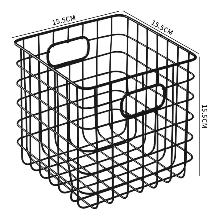 Unisex trådinndelingskurv med ergonomiske håndtak Skanto
