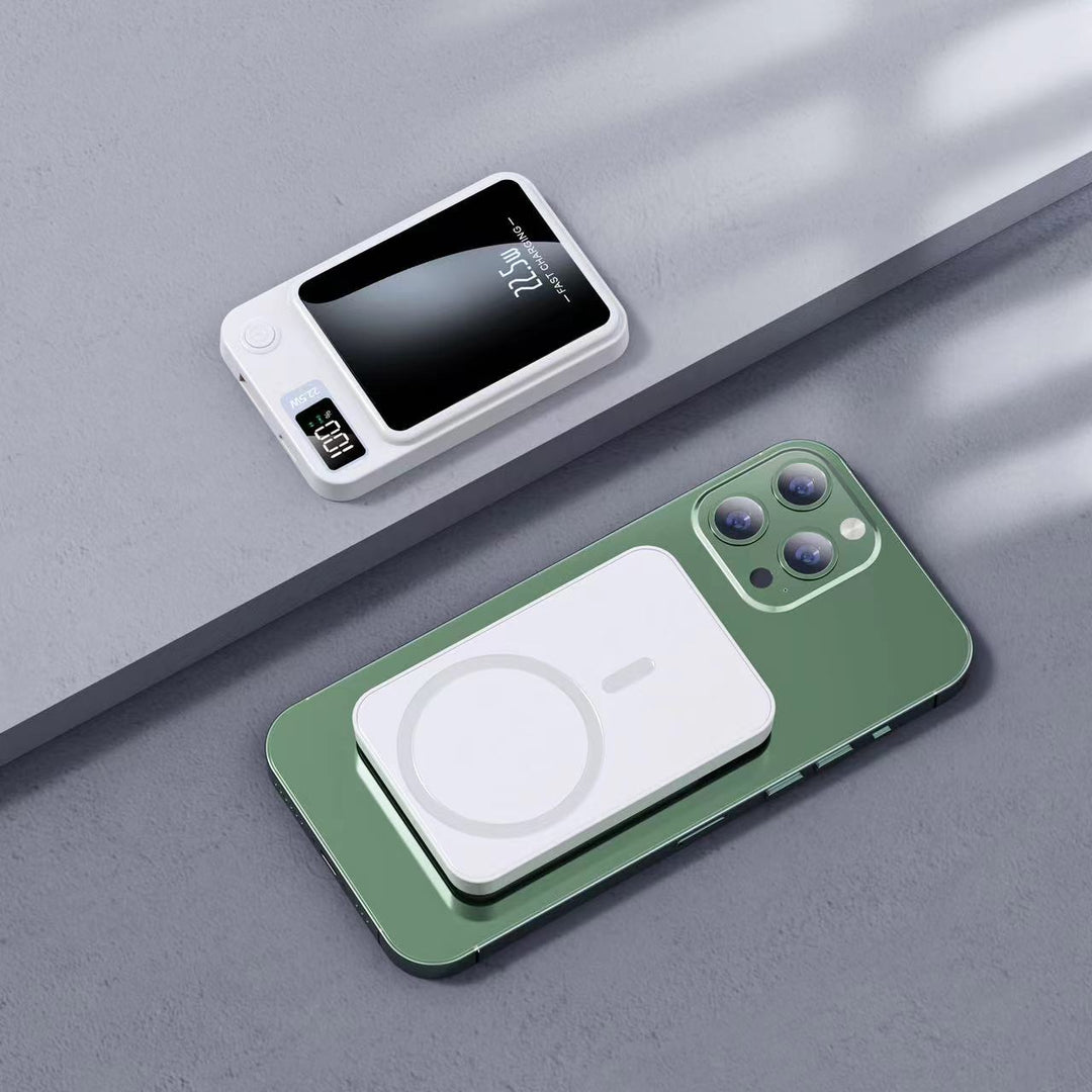 Bærbar Powerbank med Intelligent Lcd-skjerm og Trådløs Ladefunksjon Skanto
