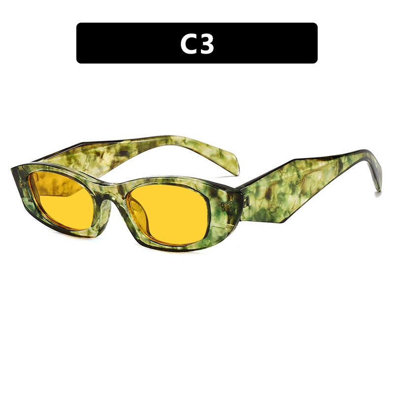 Women's Trendy Cat-Eye Sunglasses with Unique Frame and UV Protection Skanto