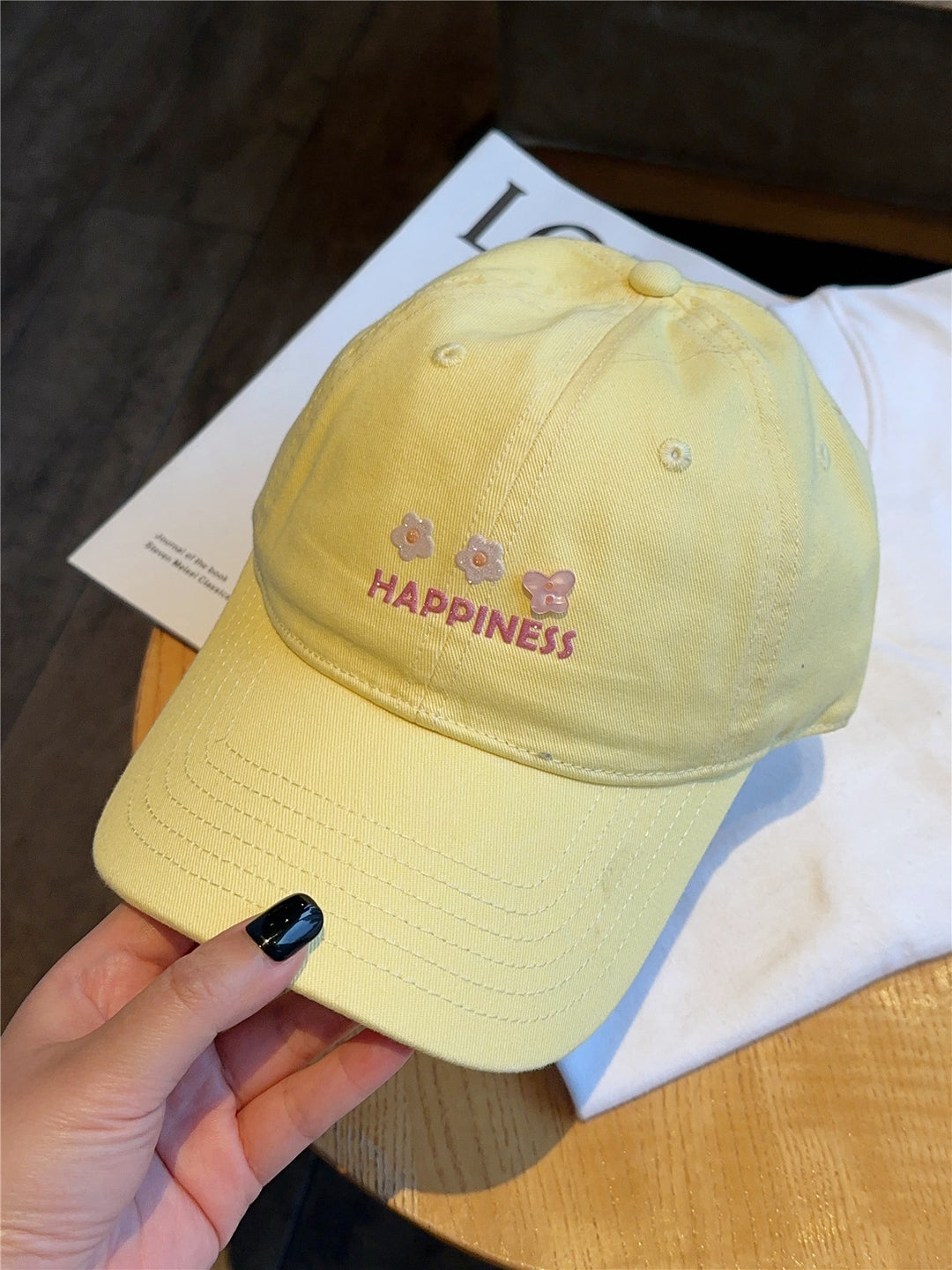 Kvinne Brodert Lykke Baseballcapser Skanto