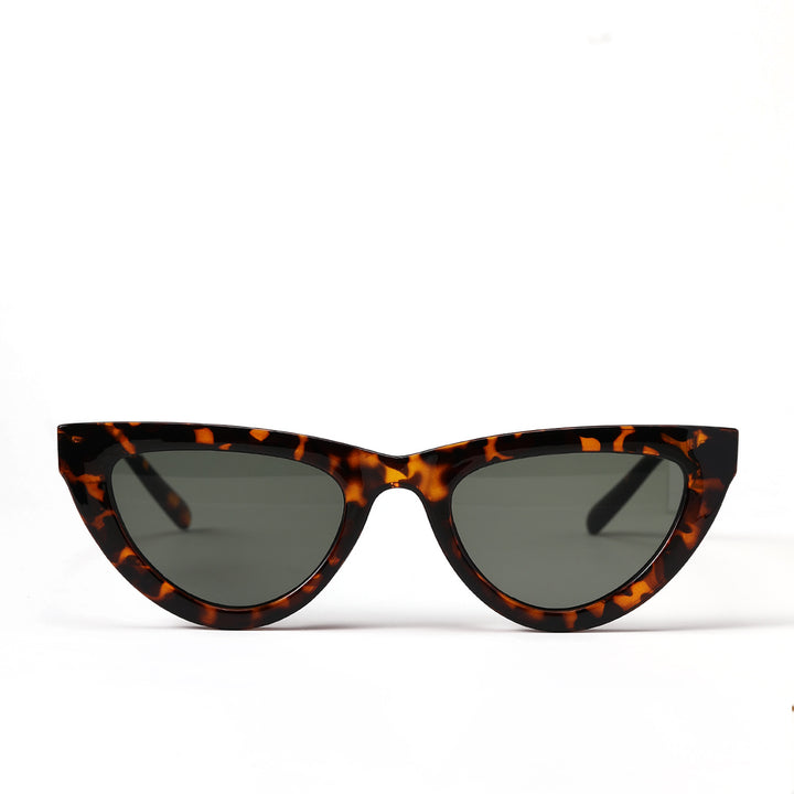 Dame Cat-Eye solbriller med moderne og lett ramme Skanto