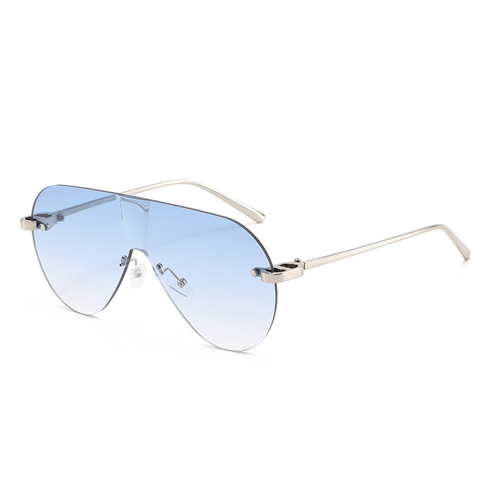 Women's Oversized Sunglasses in Modern Aviator Style Skanto
