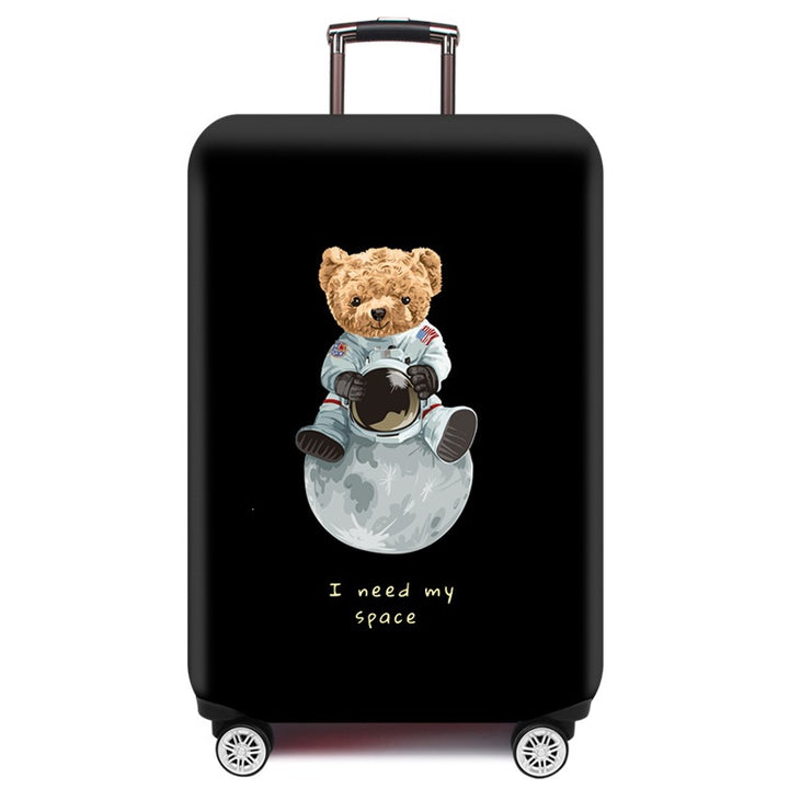 Cartoon Bear Design Hard Shell Luggage Skanto