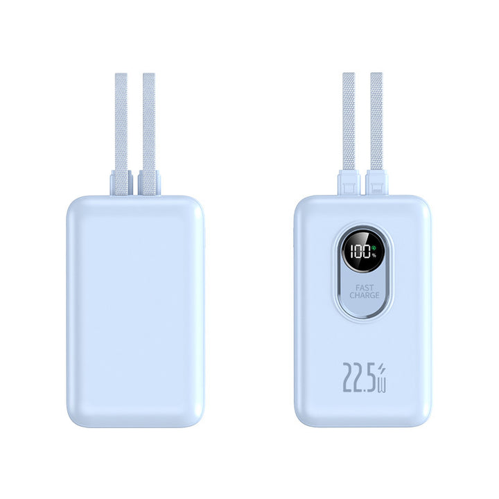 Bærbar Powerbank med hurtiglader og digital skjerm Skanto