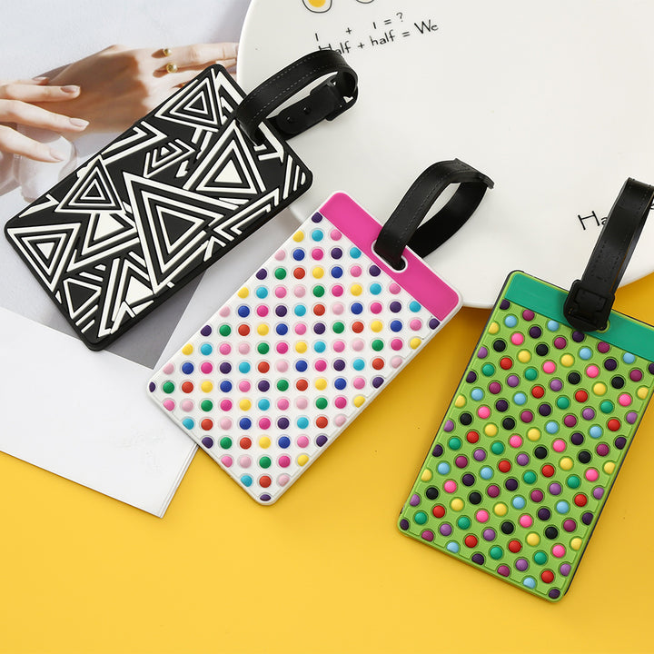 Unisex Bagasjevippe med moderne geometrisk design Skanto