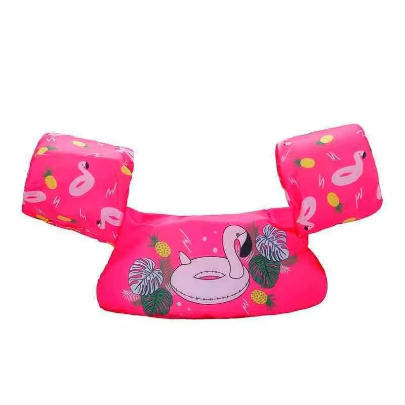 Kvinnenes oppblåsbare svømmehjelp med fargerik flamingo-design Skanto