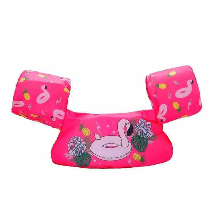 Kvinnes oppblåsbar svømmehjelp med fargerikt flamingo-design Skanto