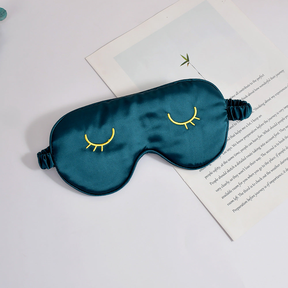 Unisex nan silkeaktig øyemaske med ergonomisk kontur og justerbart elastikkbånd Skanto