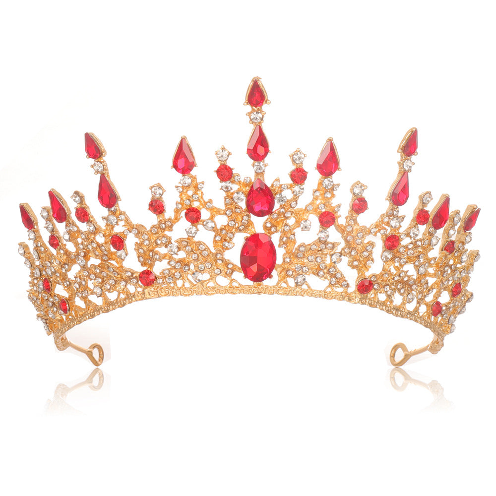 Dame Elegant Tiara med glitrende krystaller Skanto