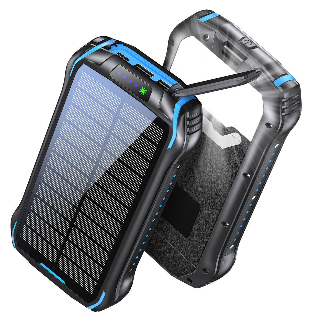 Solar Powerbank med vanntett hus og sos-funksjon Skanto