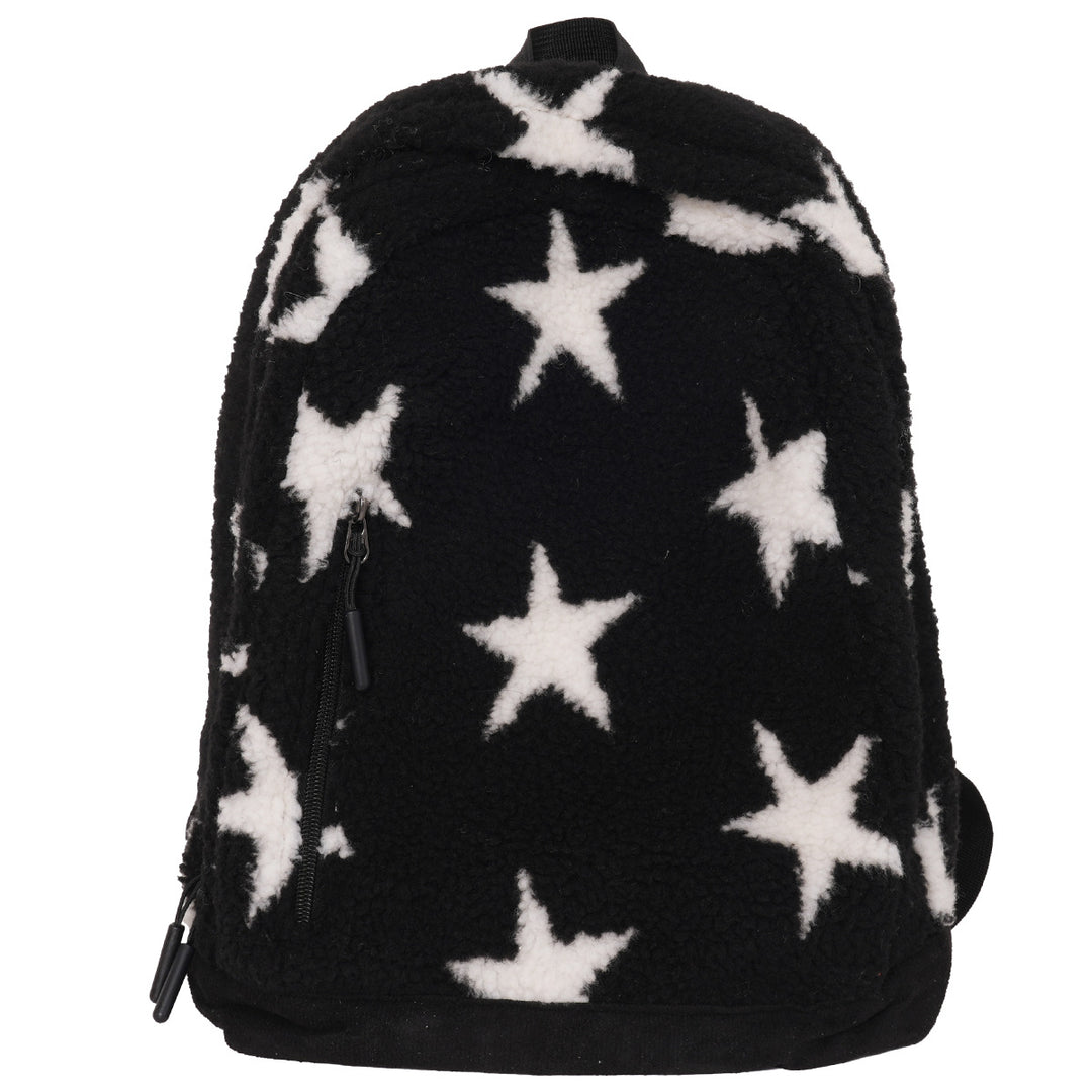 Koselig Fleece Stjerneprint Skolesekk Skanto