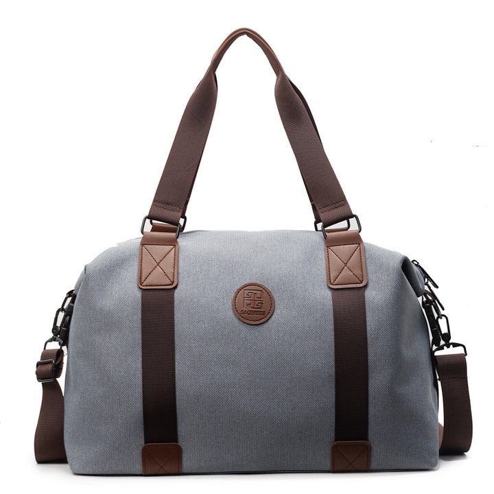 Sporty Duffel Bag With Multiple Compartments And Adjustable Shoulder Strap Skanto
